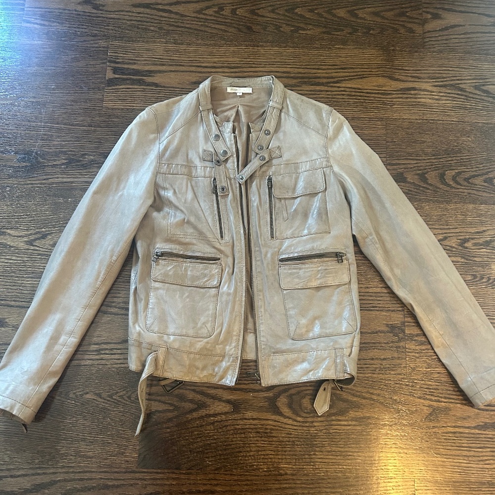 Maje Leather Jacket size 3